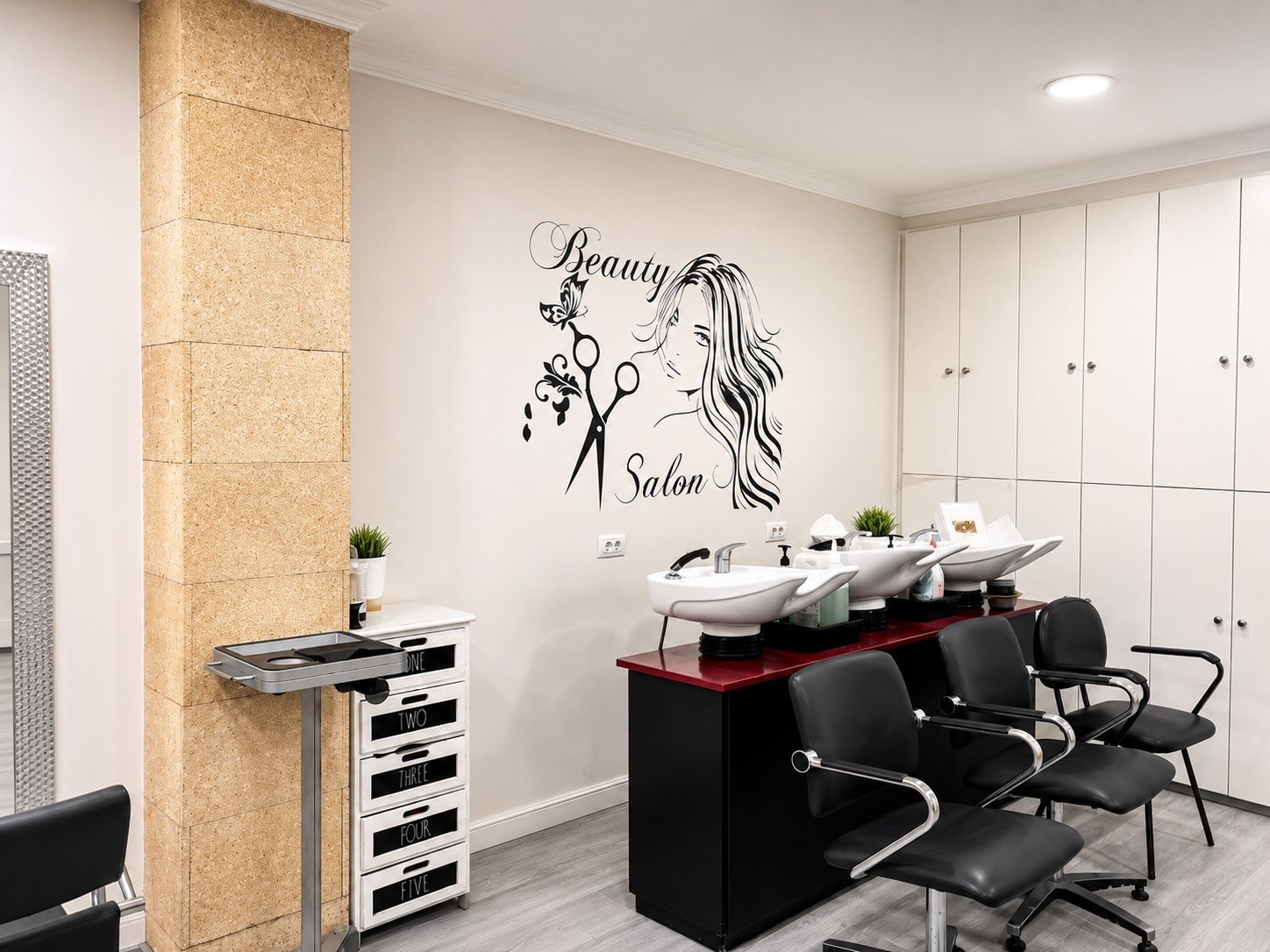 Zona de lavado y tratamiento capilar en Eli's Salón de Peluquería